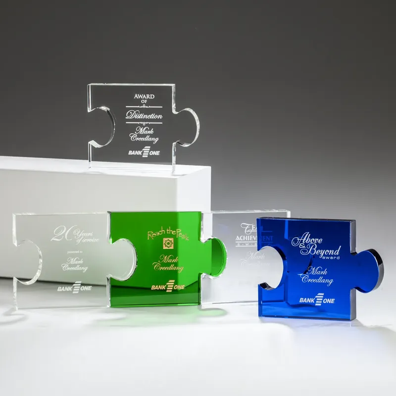 Custom Crystal Rune Award Milestone Recognition