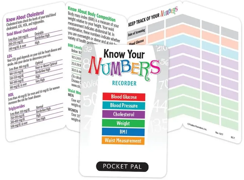 Know Your Numbers Recorder Pocket Pal (English Version)